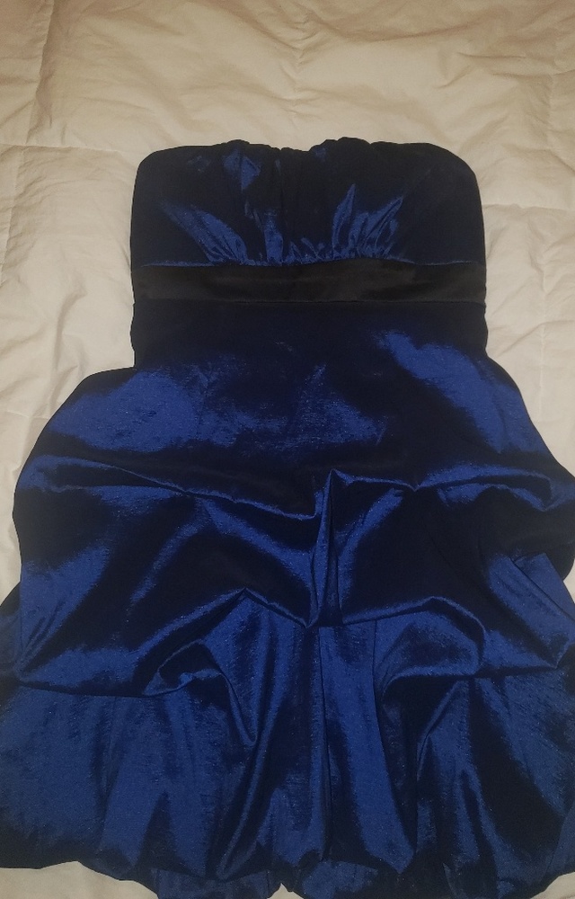 Blue cocktail dress